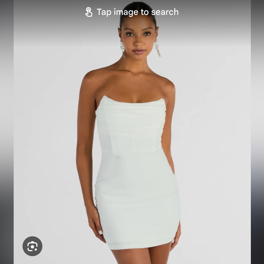 Windsor Chic Elevation Strapless Corset Mini Dress